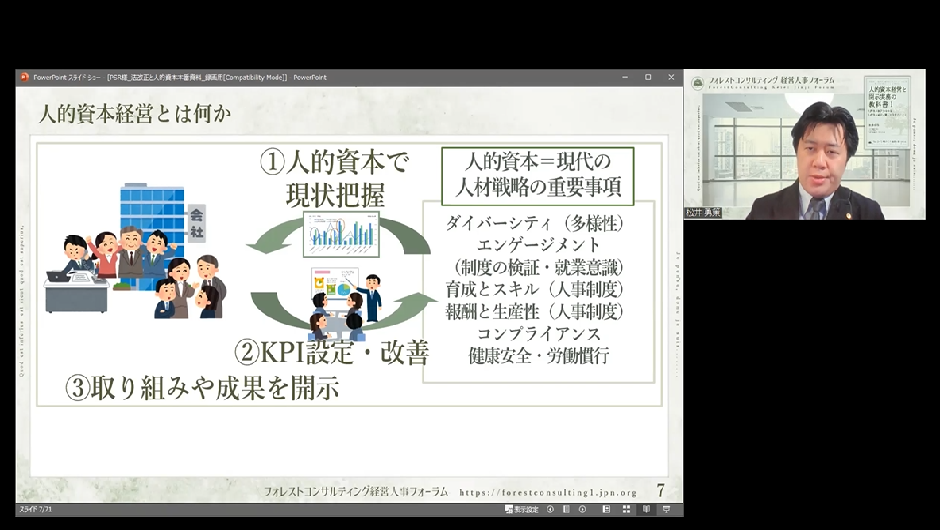 「人的資本」法改正実務講座